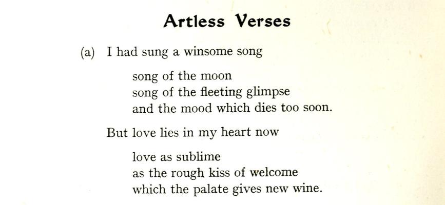 Artless verses from Michaelmas 1940 Chanticlere p1