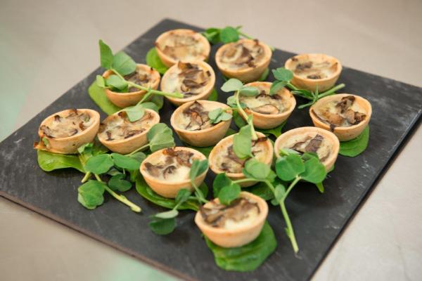 Canapes in the Bawden room