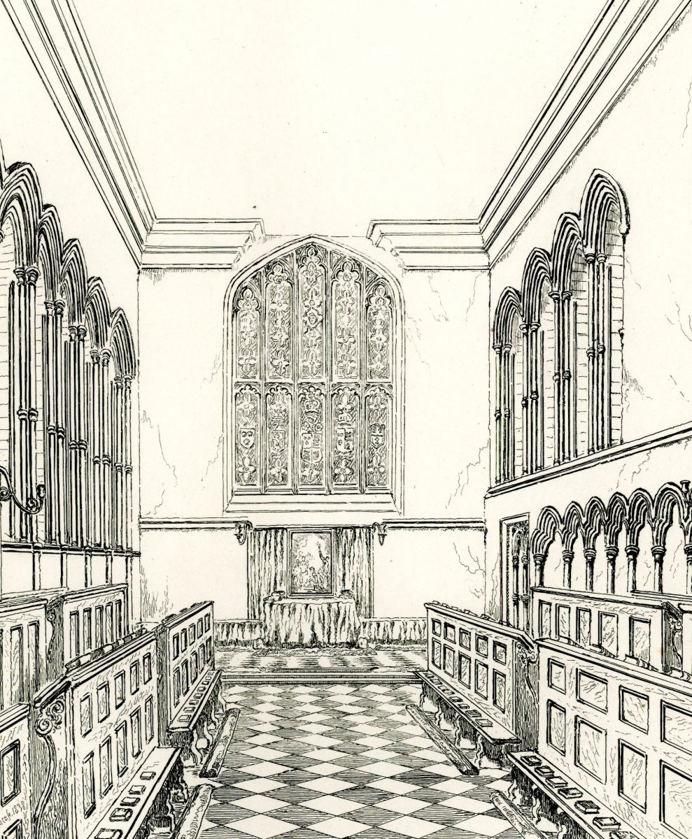East end Chapel window before 1840s