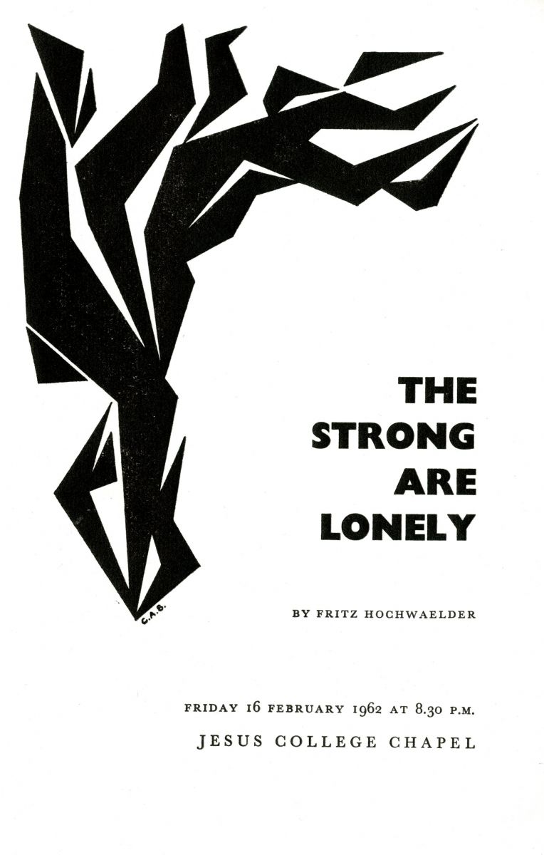  Play bill for ‘The Strong are Lonely’