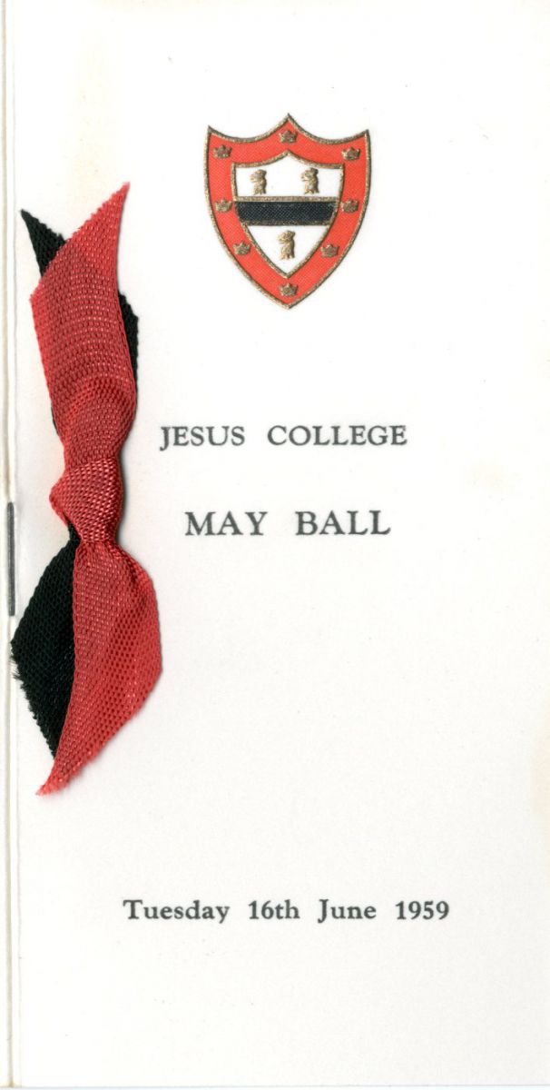 1959 May Ball programme
