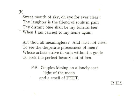 Artless verses from Michaelmas 1940 Chanticlere p2