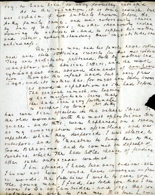 Robert Forby letter to William French, p3