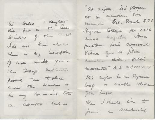 Sir Edward Kay letter pp2-3