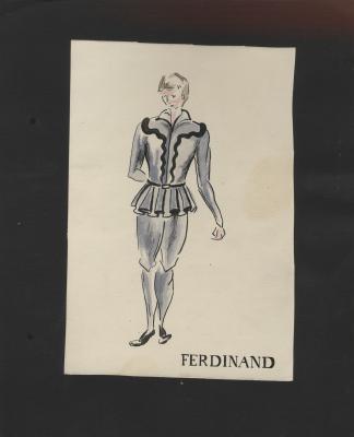 Costume design for Ferdinand