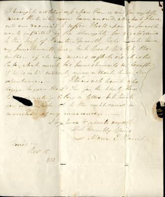 Maria Parish's second letter to William French, p7
