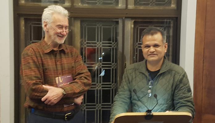 Photo of Professor Peter Nolan and Dr Siddharth Saxena
