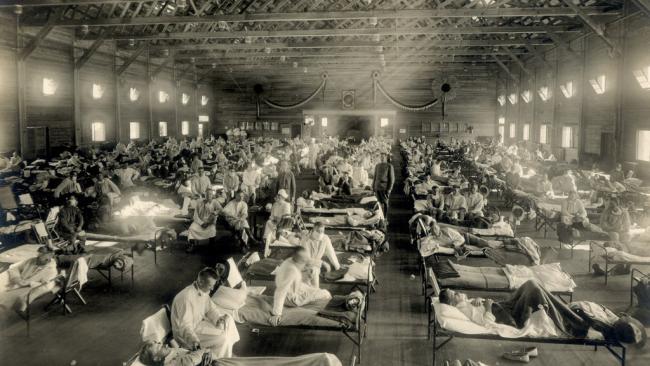 Image of Hospital during flu epidemic
