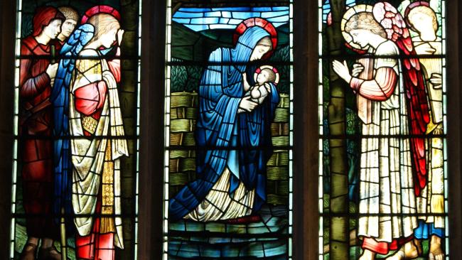Image of Nativity Window in Chapel