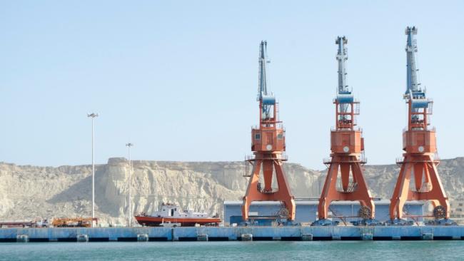 Image of Gwadar port in Balochistan province