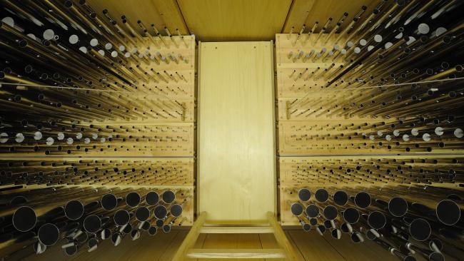 Image of Pipes inside the Hudelston Organ