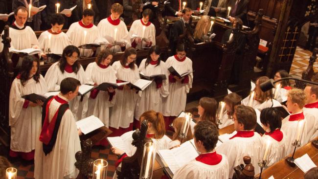 Image of Shot of Choir from above
