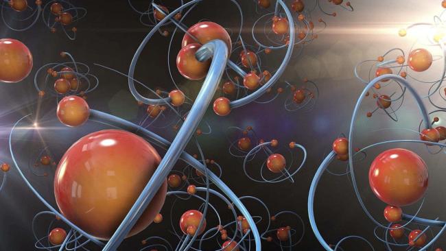 Image of artist's impression of atoms