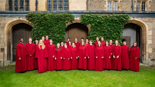 Image of The College Choir in Cloister Court