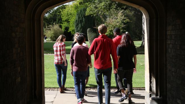 Image of One in four students one in four students joining Jesus College in October 2021 will come from areas of the country with the low