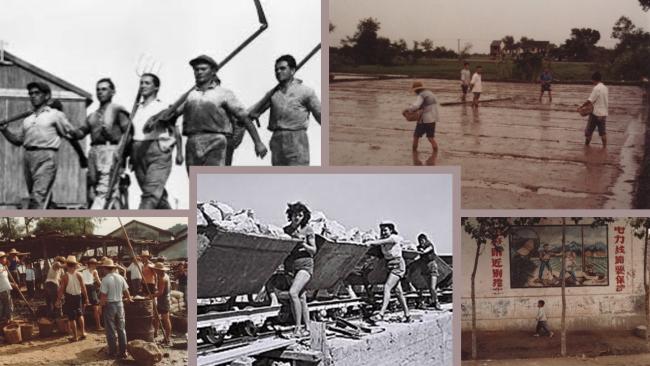 Image of Photos of Chinese rural communes and Israeli kibbutzim