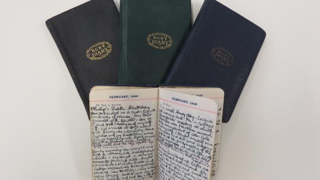 Image of Richard Sutton's diaries, 1937-1940