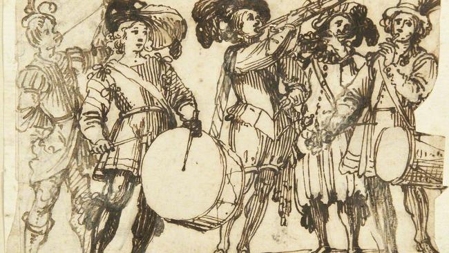Image of Musicians by Agostino Tassi. The Henry Barber Trust, The Barber Institute of Fine Arts, University of Birmingham