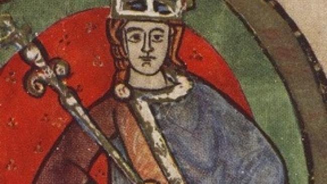 Image of Image of Malcolm IV from the Kelso Charter, deposited at the National Library of Scotland in 1924 by the Duke of Roxburghe.