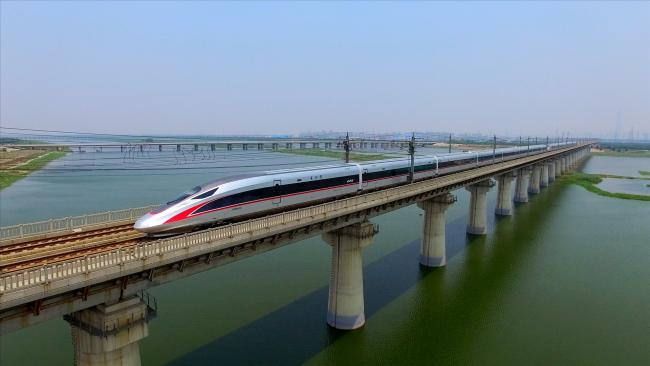 Image of Photo of a Fu Xing train made by CRRC Sifang (and its network) 