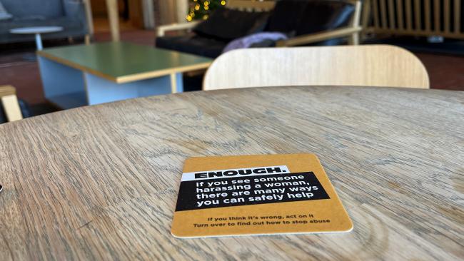 Image of Coaster on a cafe table
