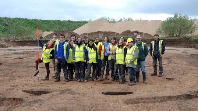 Image of Archaeology students