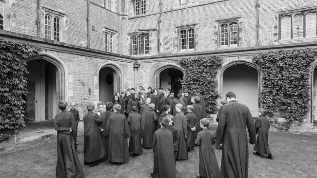 Choir in cloister court