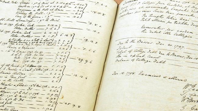 College accounts 1798