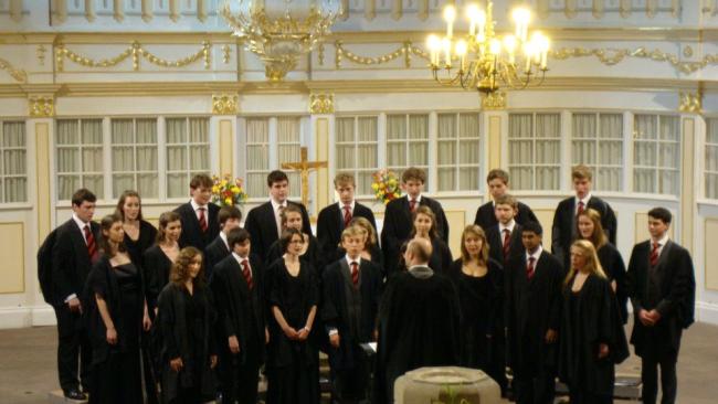 Mixed Choir singing in the Bachkirche Arnstad