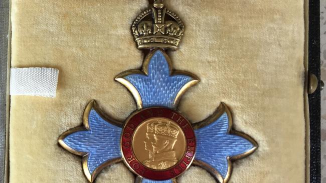 A CBE medal 