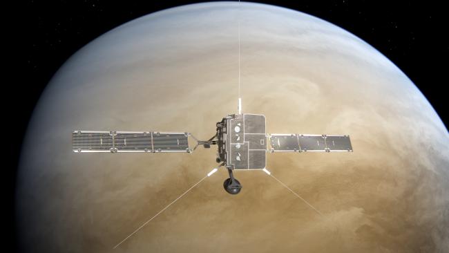 Artist's impression of the Venus flyby
