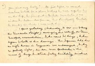 Letter to Rita, Nagasaki, November 1945