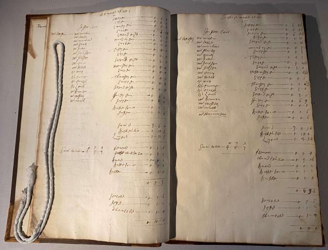 17th Century Stewards’ Account Book